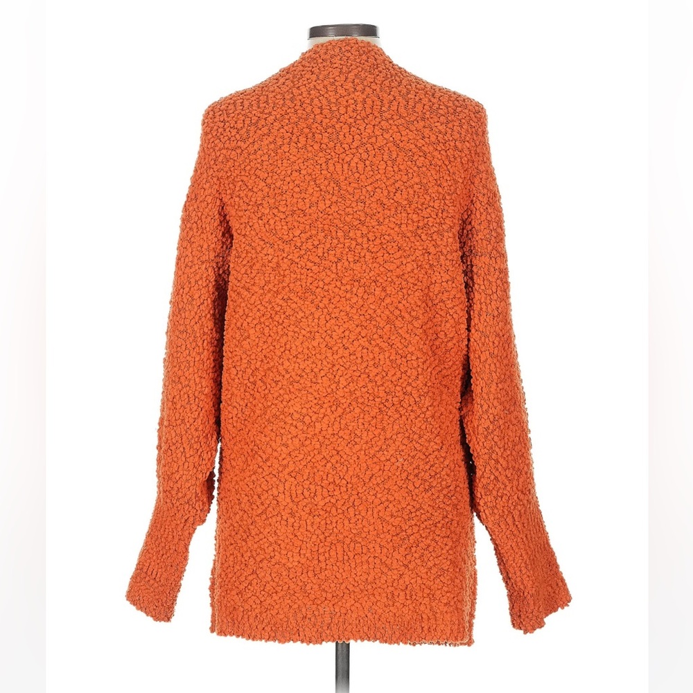 Cozy Orange Women's Cardigan - Picture 3 of 7